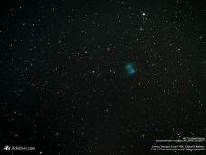 Long exposure stack of the Dumbbell Nebula (m27)