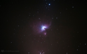 M42; Great Nebula in Orion. A stack of 16 10sec frames at iso 6400